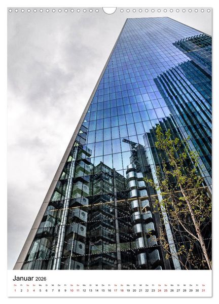 Produktbild: London Financial District (Wandkalender 2026 DIN A3 hoch), CALVENDO Monatskalender