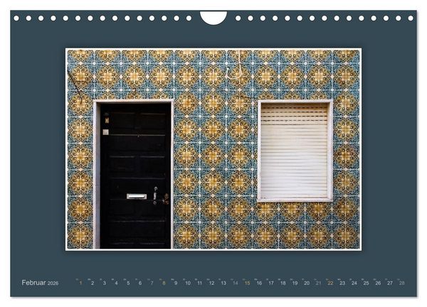 Produktbild: Azulejo-Fassaden in Portugal (Wandkalender 2026 DIN A4 quer), CALVENDO Monatskalender