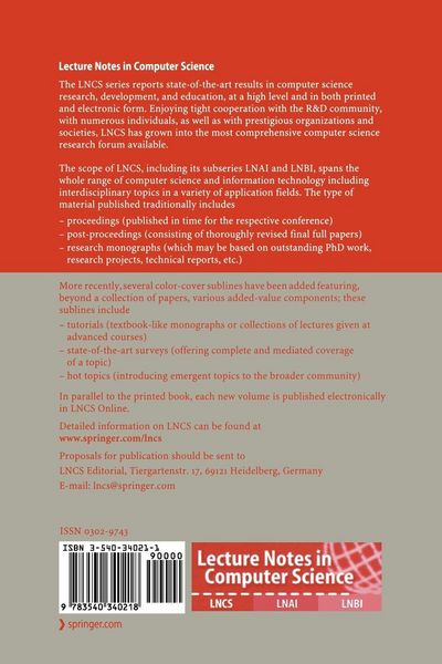 Produktbild: Theory and Applications of Models of Computation