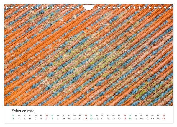 Produktbild: Mexico von oben (Wandkalender 2026 DIN A4 quer), CALVENDO Monatskalender