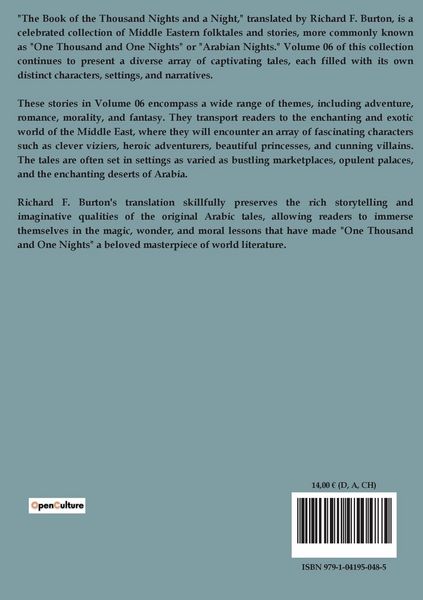 Produktbild: The Book of the Thousand Nights and a Night