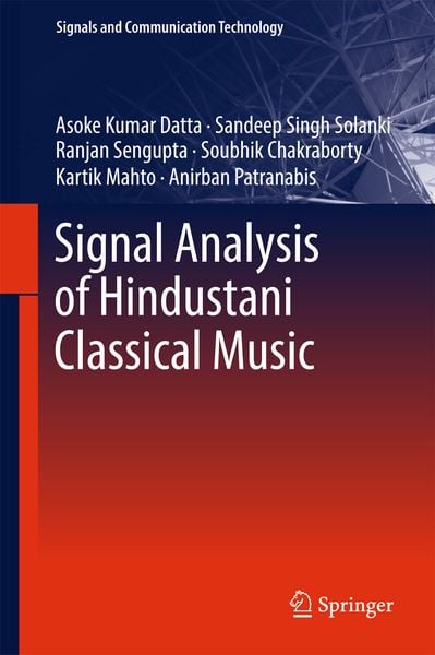Produktbild: Signal Analysis of Hindustani Classical Music