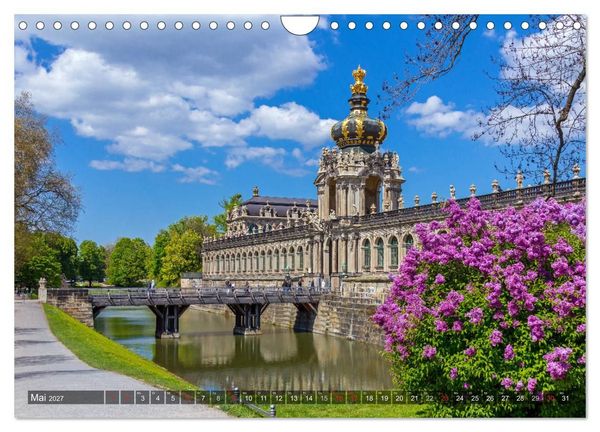 Produktbild: Dresden, ein Jahr an der Elbe (Wandkalender 2027 DIN A4 quer), CALVENDO Monatskalender