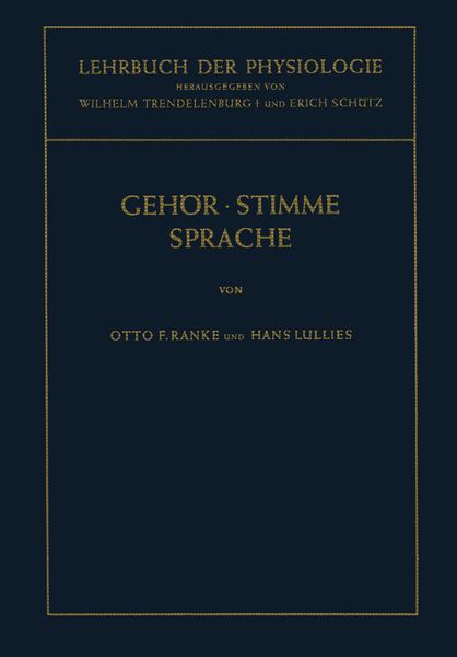 Produktbild: Lehrbuch der Physiologie in Zusammenh&auml;ngenden Einzeldarstellungen