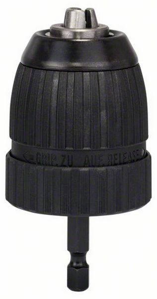 Schnellspannbohrfutter bis 10 mm, 1 bis 10 mm, 1/4 Zoll bis 6k Bosch Accessories 2608572075 1 - 10 mm