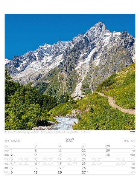 Produktbild: Alpen Kalender 2027