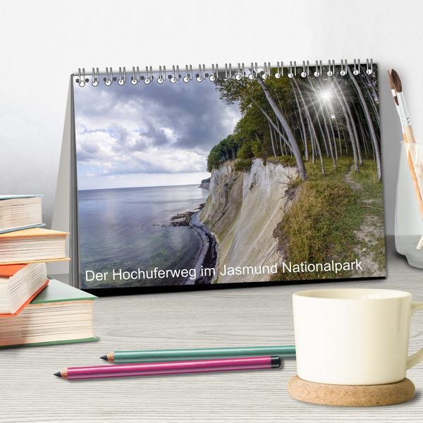 Produktbild: Der Hochuferweg im Jasmund Nationalpark (Tischkalender 2026 DIN A5 quer), CALVENDO Monatskalender