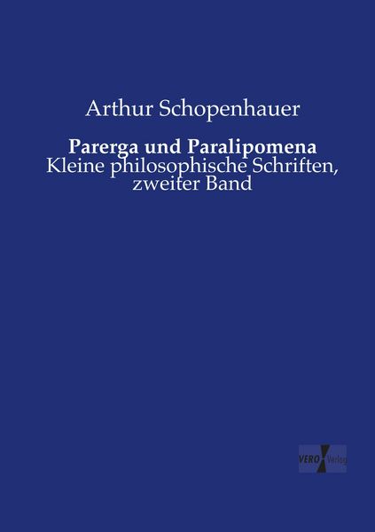 Produktbild: Parerga und Paralipomena