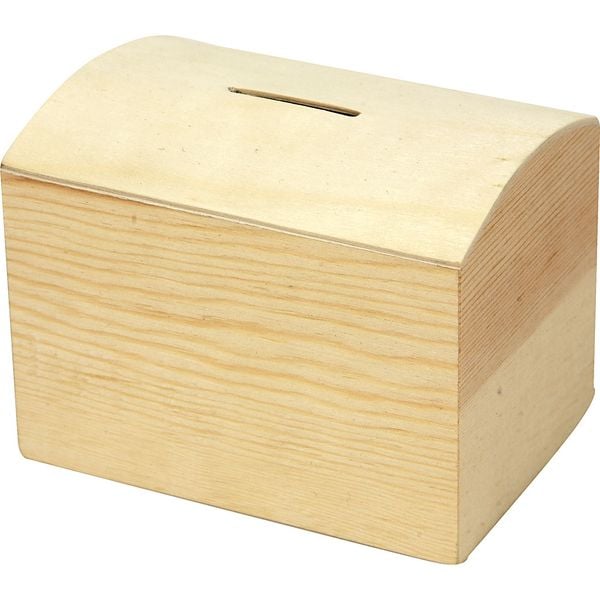 Produktbild: Creativ Company Spardose, Holz, Gr&ouml;&szlig;e 10x8x7 cm
