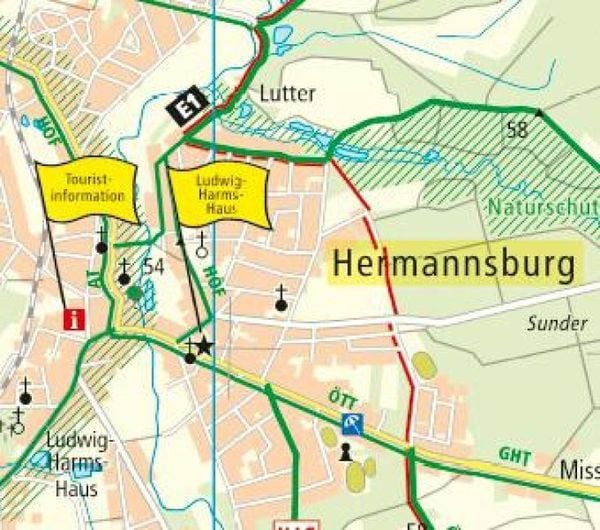 Produktbild: Naturpark Südheide - Region Celle 1:50 000