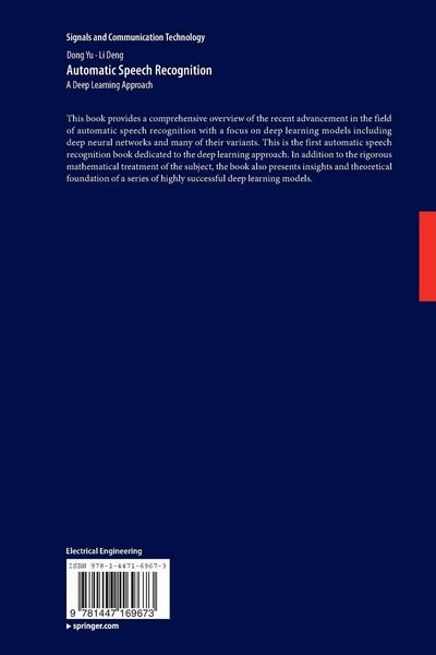 Produktbild: Automatic Speech Recognition