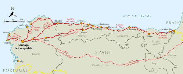 Produktbild: The Camino Ingles and Ruta do Mar