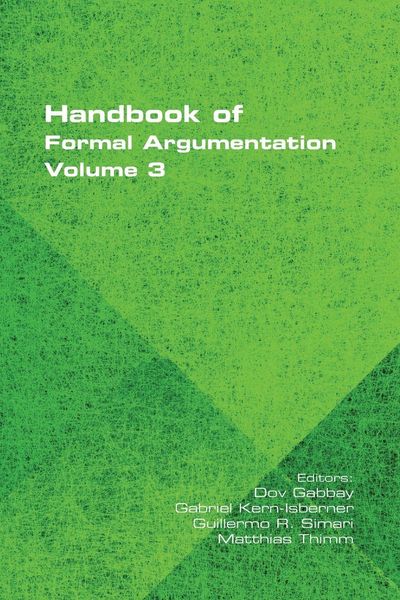 Produktbild: Handbook of Formal Argumentation. Volume 3