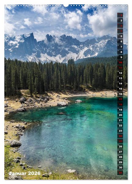 Produktbild: S&Uuml;DTIROL Idylle und historische Bauten (Wandkalender 2026 DIN A2 hoch), CALVENDO Monatskalender