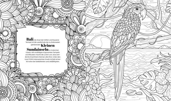 Produktbild: Ausmalparadies &ndash; Sehnsuchtsort Bali