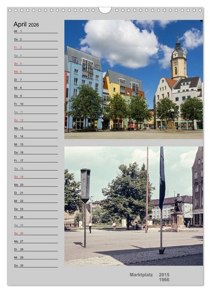 Produktbild: Jena im Wandel (Wandkalender 2026 DIN A3 hoch), CALVENDO Monatskalender