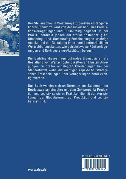 Produktbild: Insourcing, Outsourcing, Offshoring