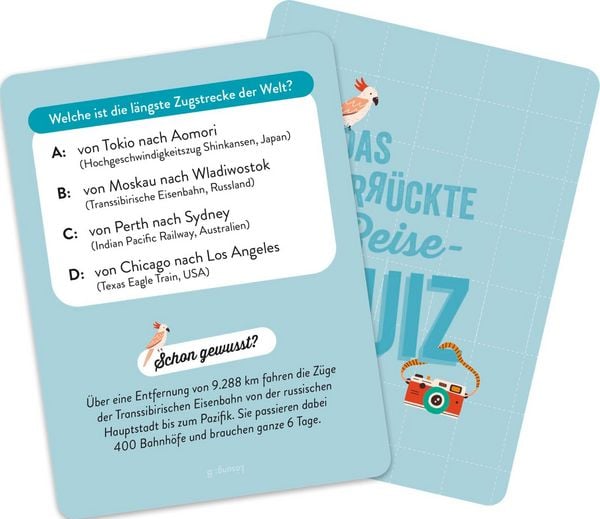 Produktbild: Das verr&uuml;ckte Reise-Quiz