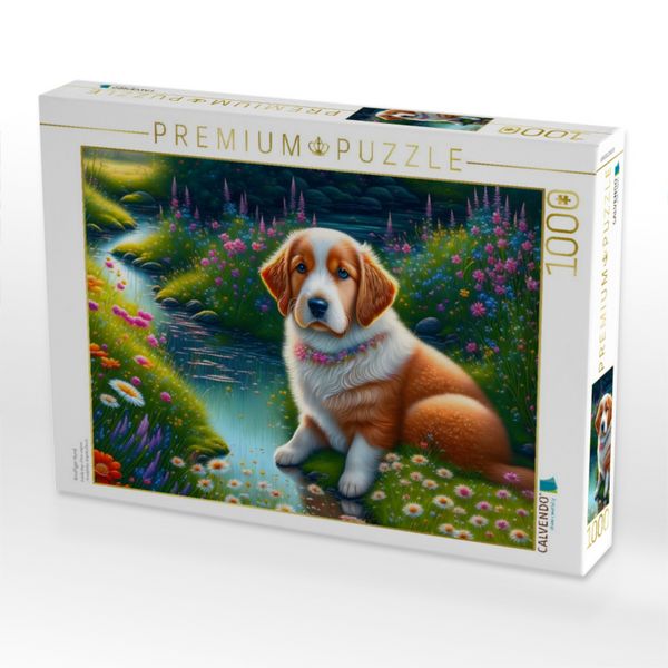 Produktbild: CALVENDO Puzzle Knuffiger Hund | 1000 Teile Lege-Gr&ouml;&szlig;e 64x48cm Foto-Puzzle f&uuml;r gl&uuml;ckliche Stunden