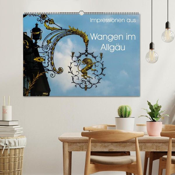 Produktbild: Impressionen aus Wangen im Allg&auml;u (Wandkalender 2026 DIN A2 quer), CALVENDO Monatskalender