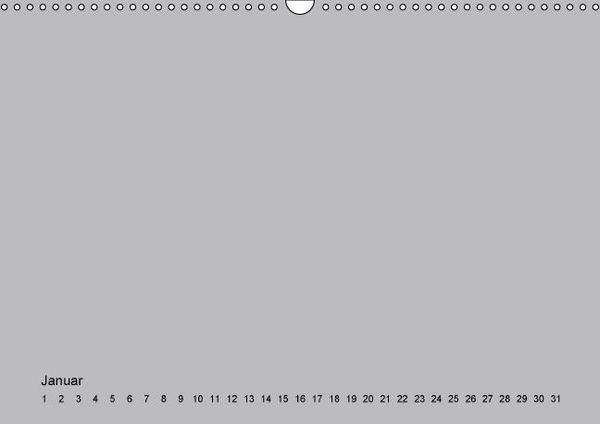 Produktbild: Geburtstags - Bastelkalender - Grau (Wandkalender immerw&auml;hrend DIN A3 quer)