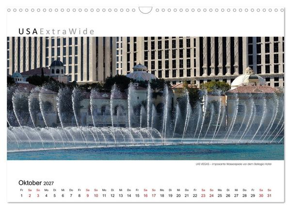 Produktbild: Impressionen aus LAS VEGAS (Wandkalender 2027 DIN A3 quer), CALVENDO Monatskalender