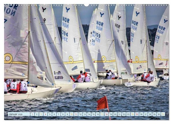Produktbild: Segeln - Freiheit und Abenteuer (hochwertiger Premium Wandkalender 2026 DIN A2 quer), Kunstdruck in Hochglanz