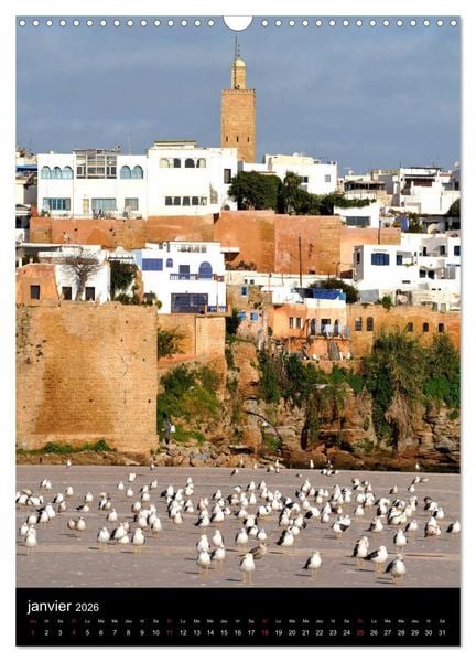 Produktbild: Collection MAROC RABAT (Calendrier mural 2026 DIN A3 horizontal), CALVENDO calendrier mensuel