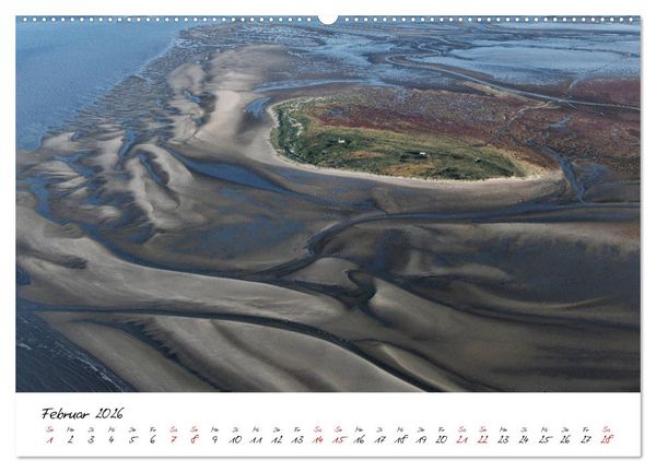Produktbild: Naturpark Wattenmeer und Helgoland (Wandkalender 2026 DIN A2 quer), CALVENDO Monatskalender