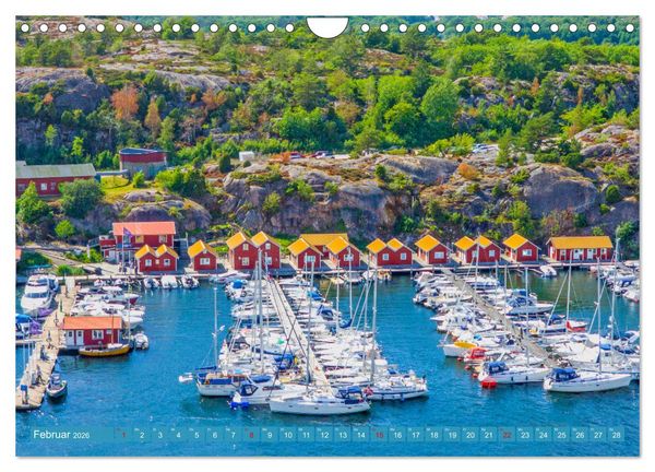 Produktbild: Schwedens sch&ouml;ne Westk&uuml;ste (Wandkalender 2026 DIN A4 quer), CALVENDO Monatskalender