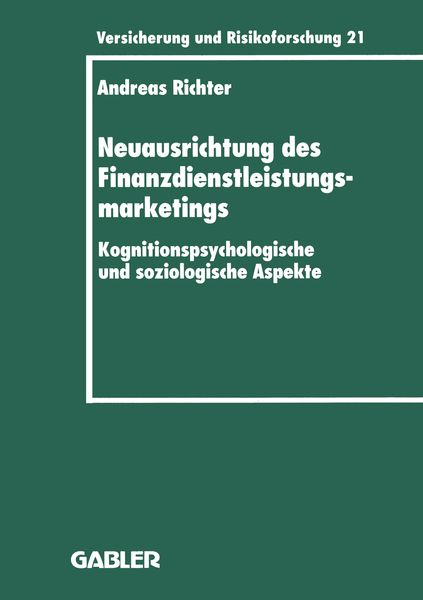 Produktbild: Neuausrichtung des Finanzdienstleistungsmarketings