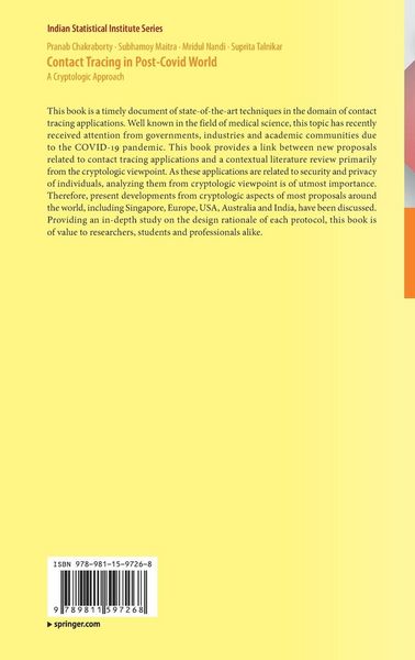 Produktbild: Contact Tracing in Post-Covid World