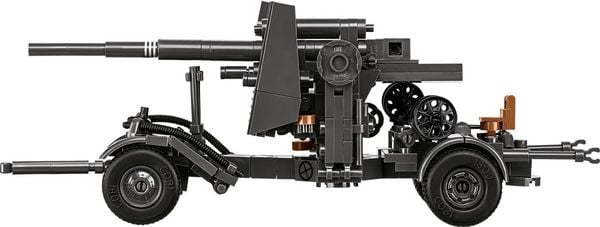 Produktbild: COBI Historical Collection 3140 - 8.8 cm Flak 18 with Carriage, WWII, Bausatz 1:35, 360/2 Klemmbausteine