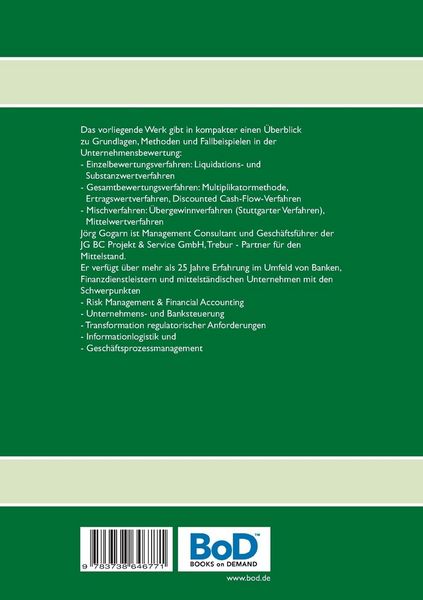 Produktbild: Unternehmensbewertung
