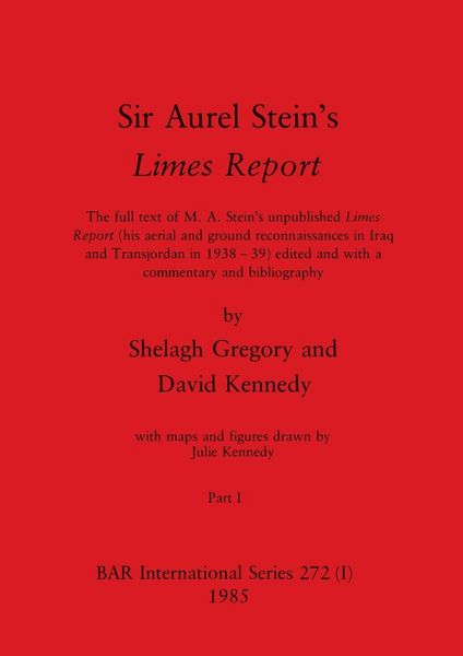 Produktbild: Sir Aurel Stein's Limes Report, Part I