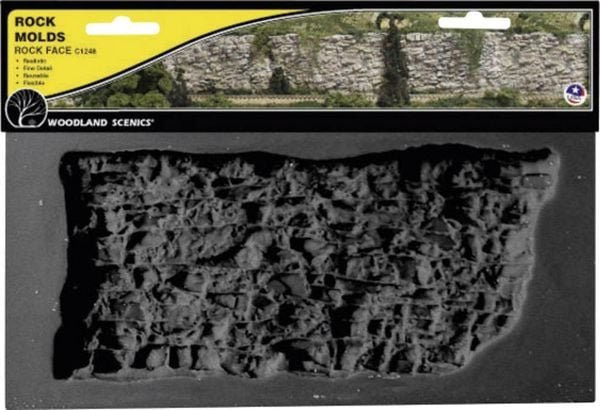 Woodland Scenics WC1248 Universell Kautschukform Felswand (L x B) 266mm x 127mm