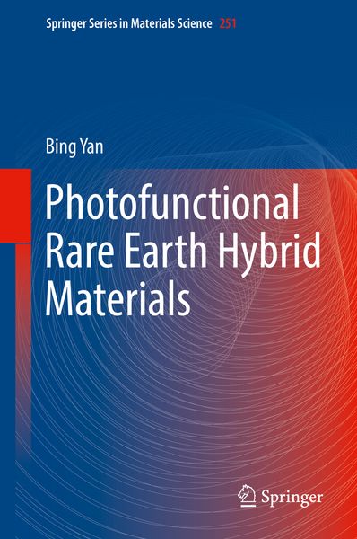 Produktbild: Photofunctional Rare Earth Hybrid Materials