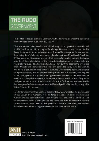 Produktbild: The Rudd Government