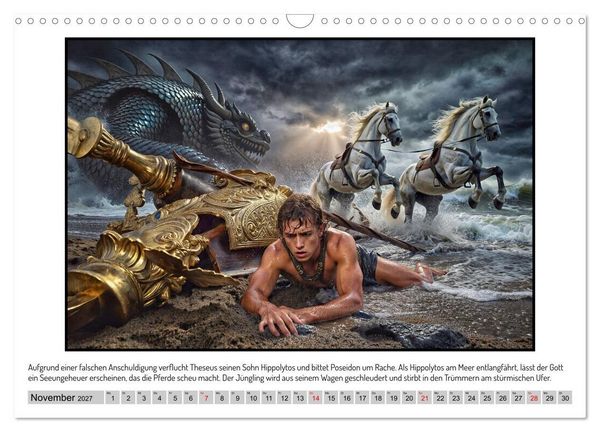 Produktbild: G&ouml;tter, Helden und Emotionen im Kinosaal (Wandkalender 2027 DIN A3 quer), CALVENDO Monatskalender