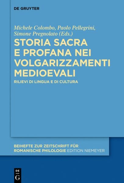 Produktbild: Storia sacra e profana nei volgarizzamenti medioevali