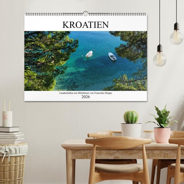 Produktbild: Kroatien - Landschaften am Mittelmeer (Wandkalender 2026 DIN A2 quer), CALVENDO Monatskalender