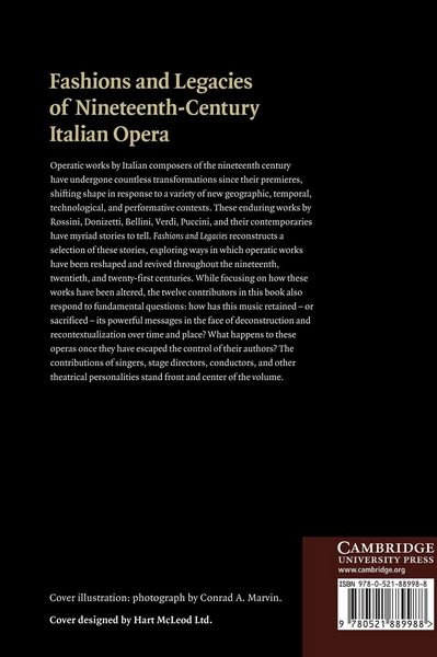 Produktbild: Fashions and Legacies of Nineteenth-Century Italian Opera