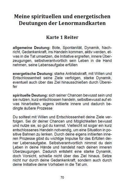 Produktbild: Der magische Seelenblick mit den Lenormandkarten