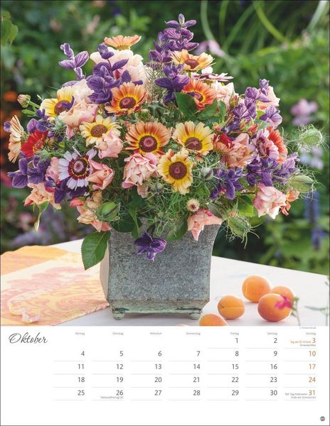 Produktbild: Bunter Bl&uuml;tenzauber Posterkalender 2027