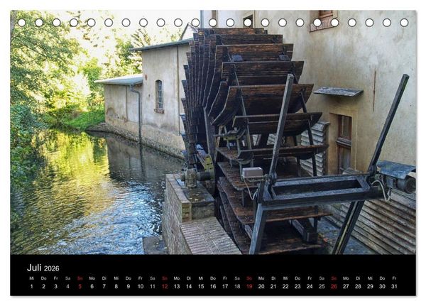 Produktbild: Wasserm&uuml;hlen an der Dahme (Tischkalender 2026 DIN A5 quer), CALVENDO Monatskalender