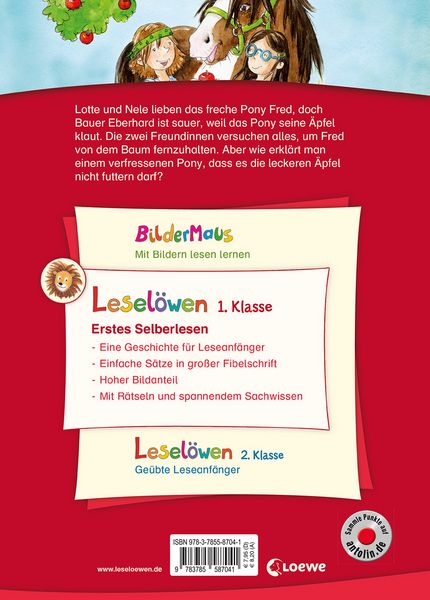 Produktbild: Lesel&ouml;wen 1. Klasse - Zwei Freundinnen und ein freches Pony
