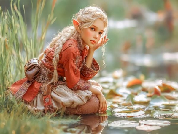 Produktbild: CALVENDO Puzzle Elfenkinder | 1000 Teile Lege-Gr&ouml;&szlig;e 64x48cm Foto-Puzzle f&uuml;r gl&uuml;ckliche Stunden