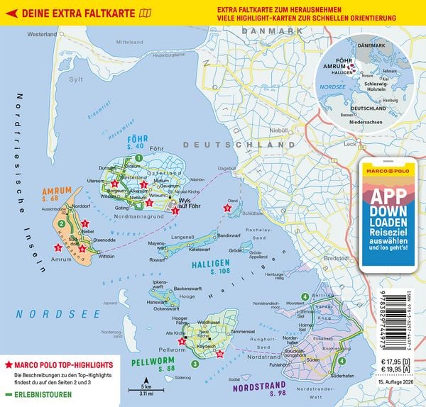 Produktbild: MARCO POLO Reisef&uuml;hrer F&ouml;hr, Amrum, Pellworm, Nordstrand, Halligen