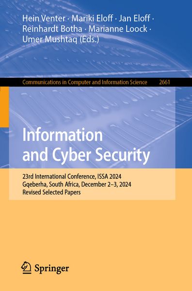Produktbild: Information and Cyber Security