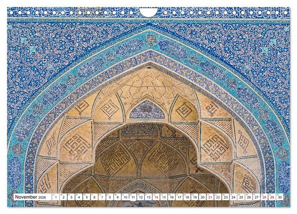 Produktbild: St&auml;dte des Irans - Isfahan (Wandkalender 2026 DIN A4 quer), CALVENDO Monatskalender